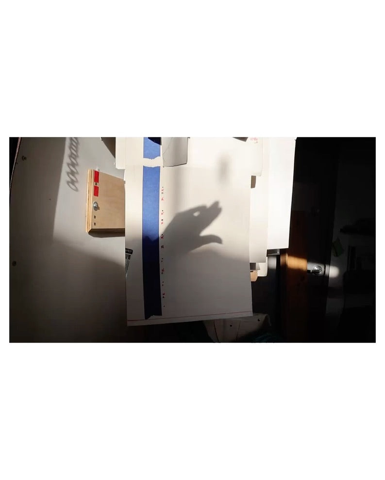 the obligatory pause in a new art studio