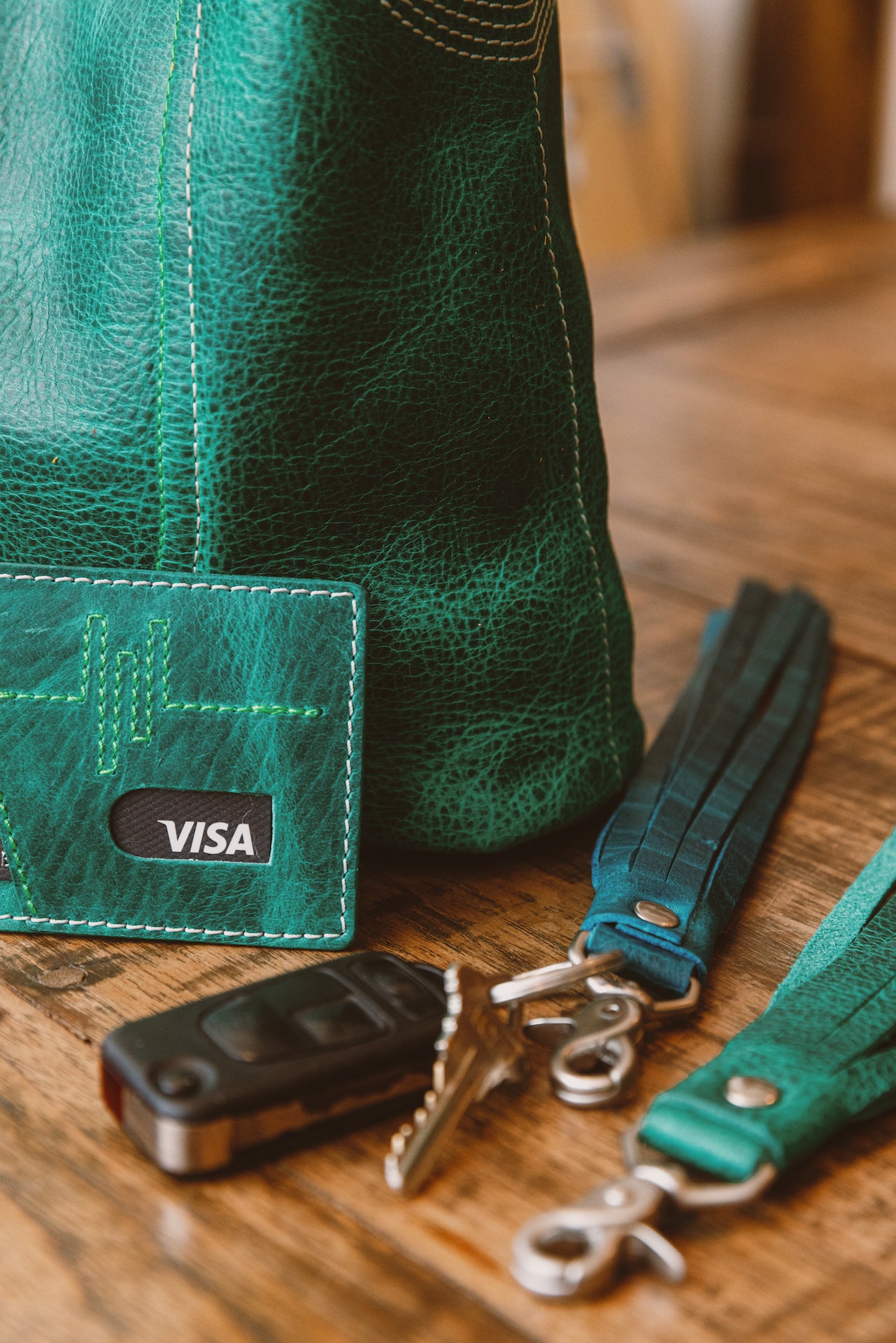 Poor Boy Card Slip Buffalo Leather Wallet | various colors image 5