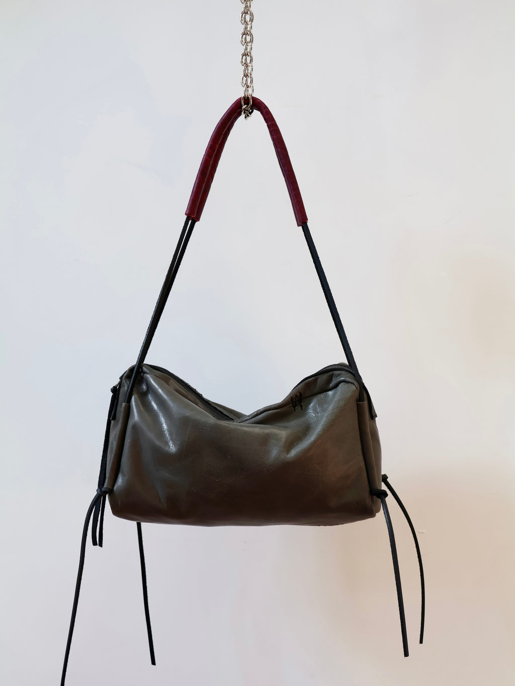 Box Bag | slate / purple