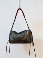 Box Bag | slate / purple
