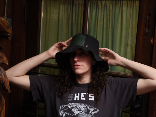1 of 1 Bucket Hat | black+green