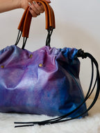 Ragga Market Tote | handpainted veg tan