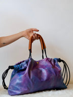 Ragga Market Tote | handpainted veg tan