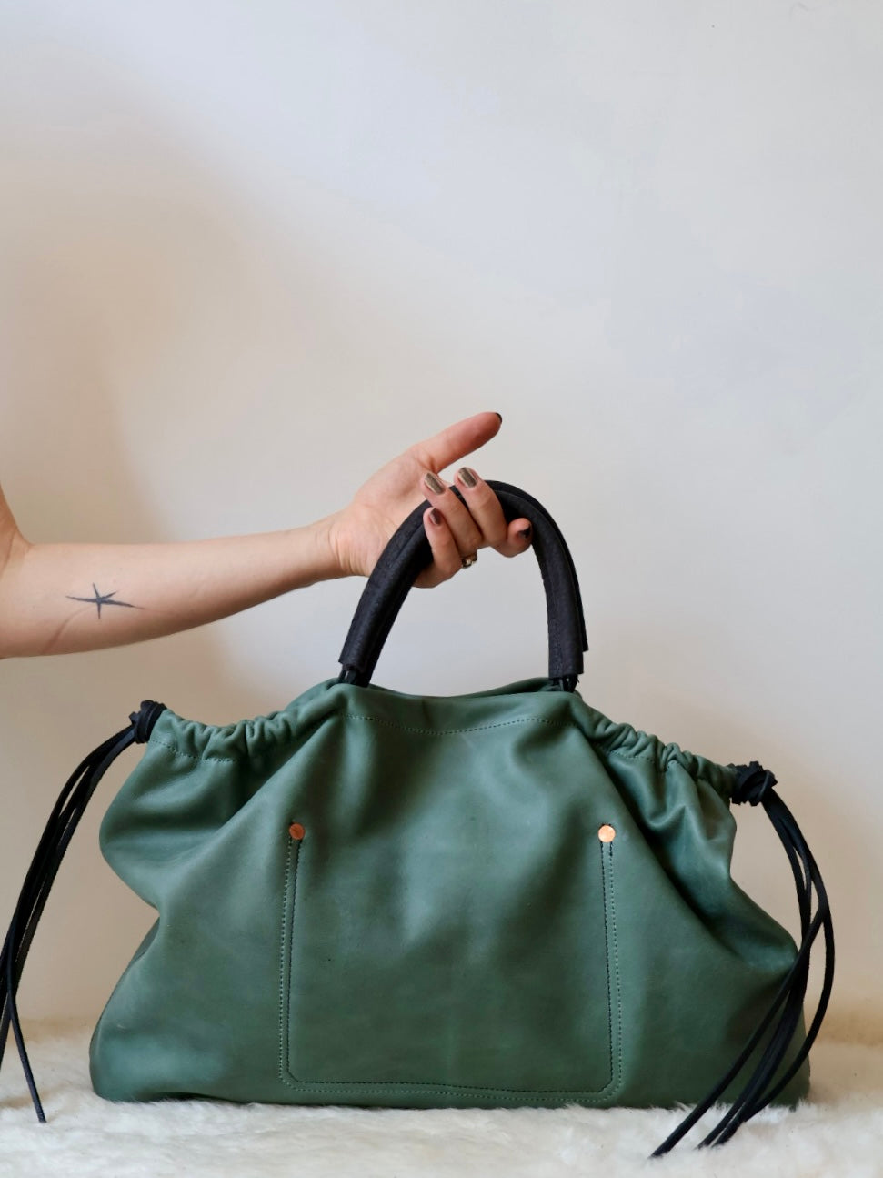 Ragga Market Tote | soft green