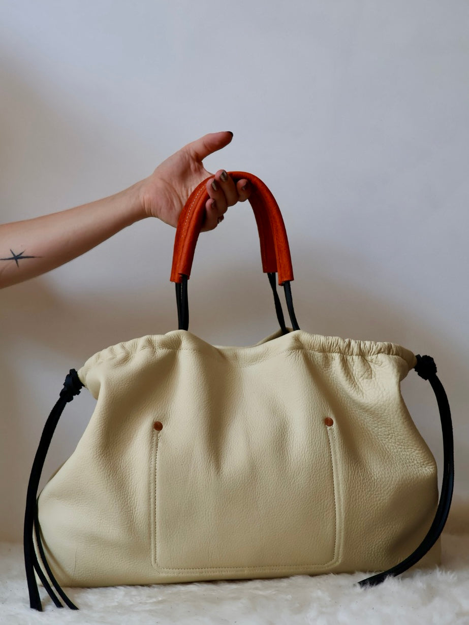 Ragga Market Tote | buttercream