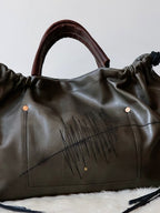 Ragga Market Tote | stitched stone + pastel