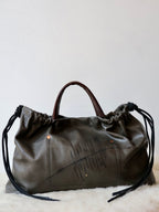 Ragga Market Tote | stitched stone + pastel