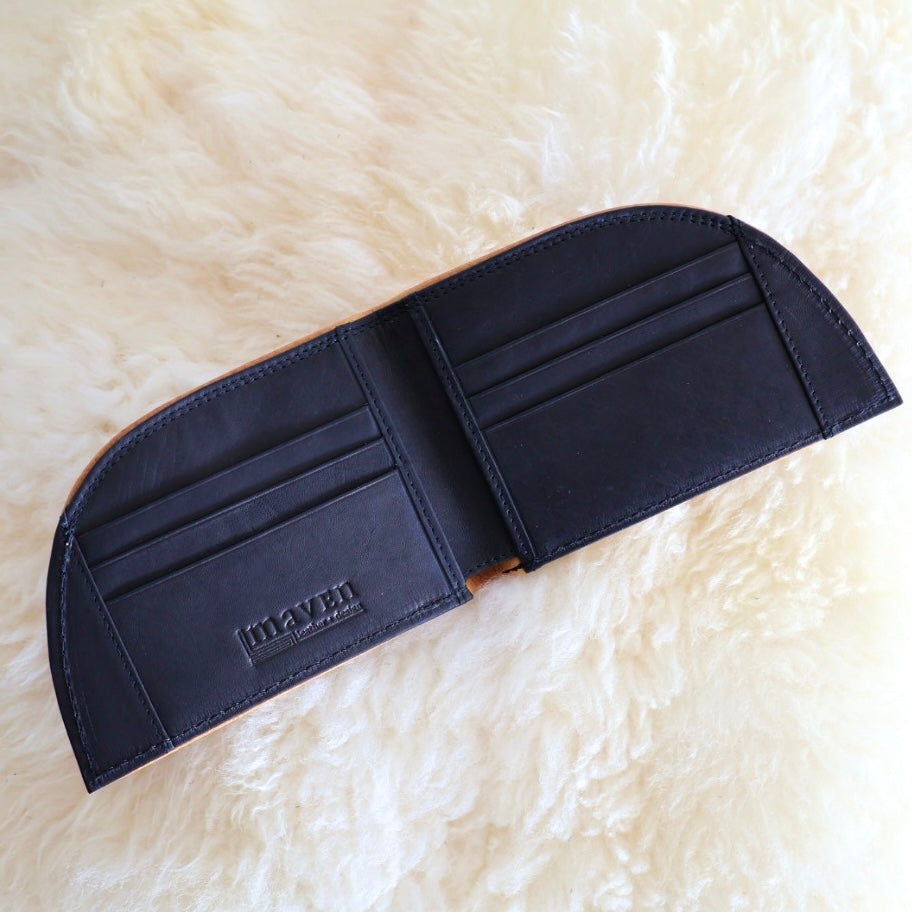 Front Pocket Bifold Buffalo Leather Wallet | various image 3