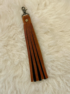 Tassel Buffalo Leather Key Clip | various colors image 3